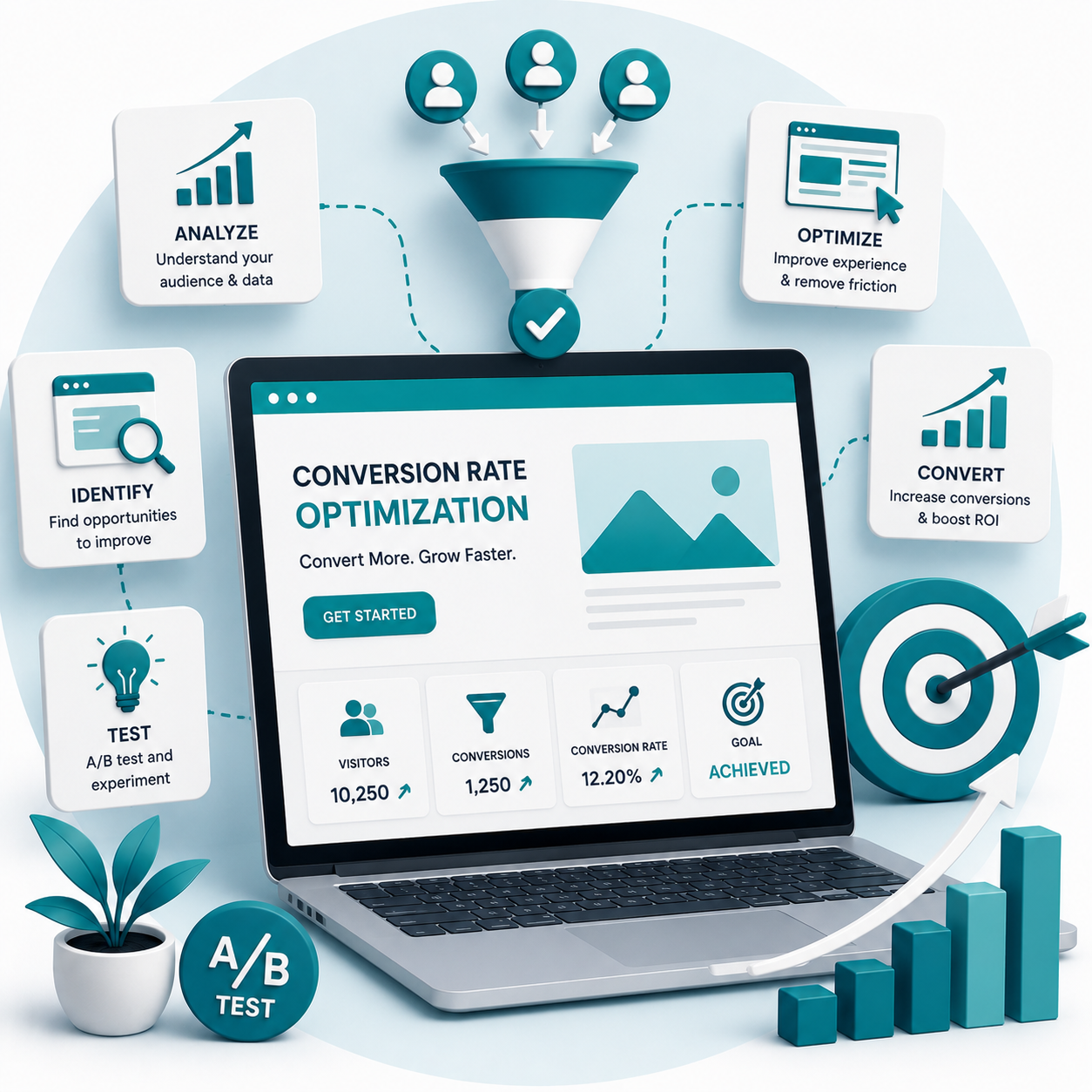 Digithames | Web Design, SEO & E-Commerce Solutions in the UK 13 Conversion Rate Optimization (CRO)