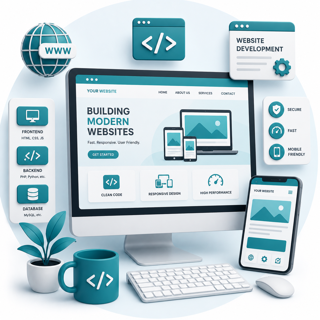Digithames | Web Design, SEO & E-Commerce Solutions in the UK 10 Website Development